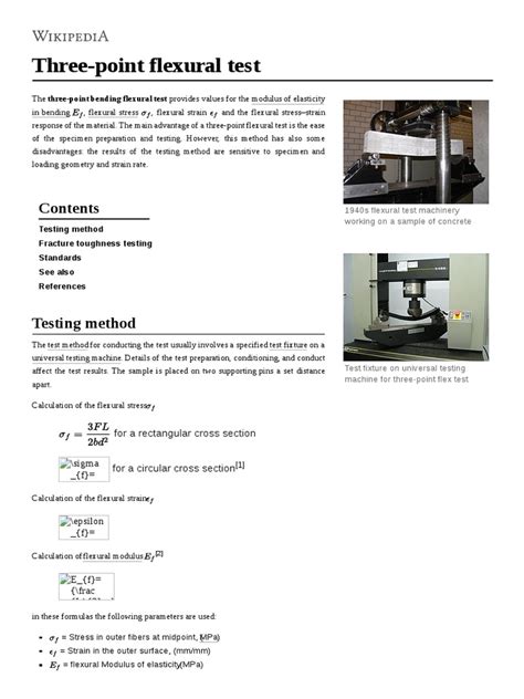 Standard Code for Three Point Flexural Test 的图像结果