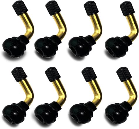 Amazon.com: Tubeless Tire Valve Stem PVR70 8PCS Brass Stems Bent 90 ...