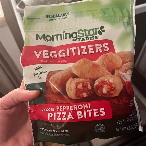 Veggitizers Veggie Pepperoni Pizza Bites from MorningStar Farms - Vegan ...