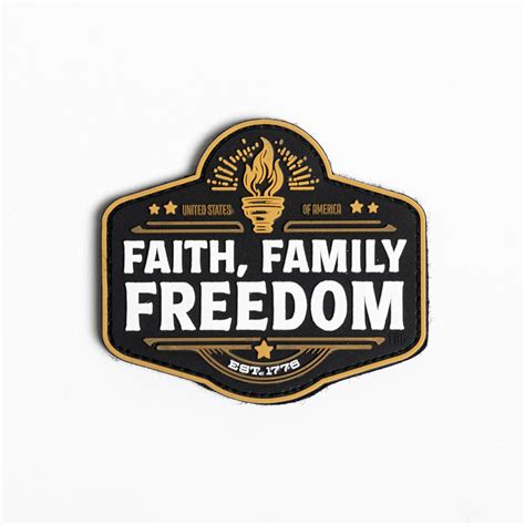 Faith, Family, Freedom Patch | Tactical Baby Gear®