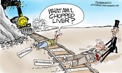 Political Cartoons - Obamacare - What am I, chopped liver? - Washington ...