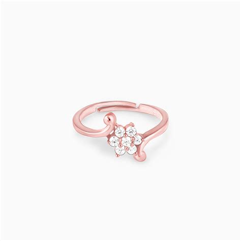 Rose Gold Snowflake Ring – GIVA