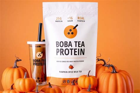 Boba Tea Protein's Pumpkin Spice Milk Tea returns to its protein