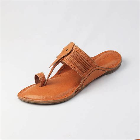 Men’s Kolhapuri Kapshi Leather Chappals, Handcrafted | Kalapuri