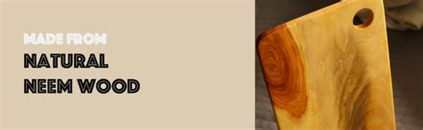 Buy Wood Chop - Neem Wood Chopping/Cutting Board - Anti-Bacterial ...