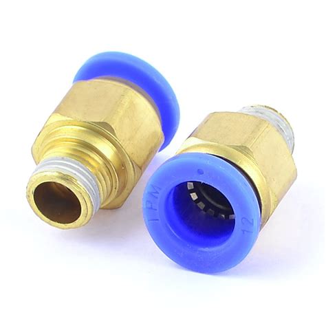 BIG BOOM® 1/4 PT Thread to 12mm Hole Push in Pneumatic Quick Coupler ...