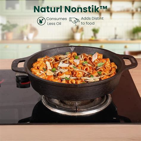 THE INDUS VALLEY CAST IRON SKILLET 25CM (KC FE SK 004)