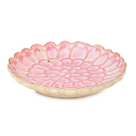 Chumbak Pink Blossom Trinket Tray - for Her - Jewelry Tray Organizer ...