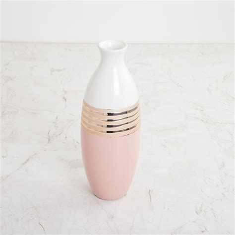 Buy Splendid Clayton Striped Vase from Home Centre at just INR 1399.0
