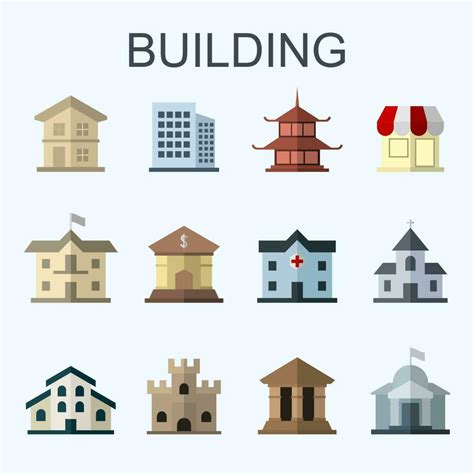 Building Icon Set 的图像结果
