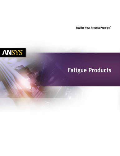 ANSYS Mechanical Products - ANSYS - PDF Catalogs | Technical ...