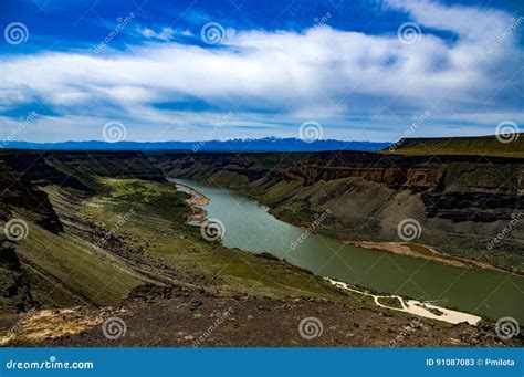 Swan Falls Canyon stock image. Image of fall, canyon - 91087083