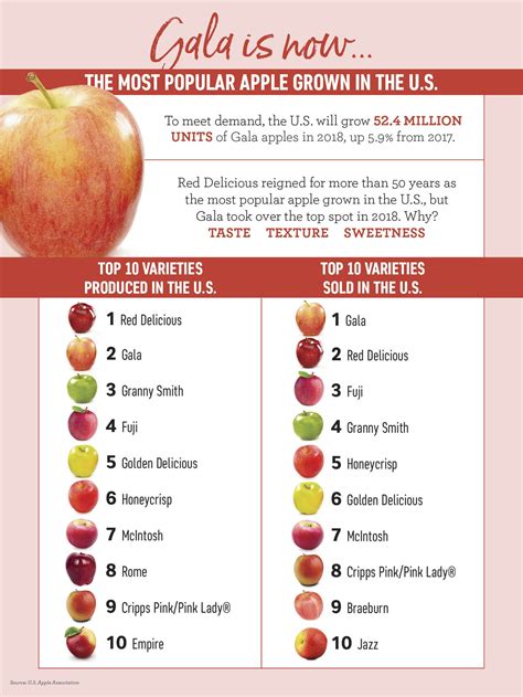 What Is America's Favorite Apple Variety? (Infographic) | Apple ...