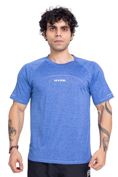 Ocean Blue Pulse Performance T-shirt - HYPD Sports