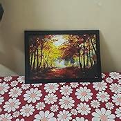 SAF Modern Art Landscape UV Textured Framed Painting 20 Inch X 14 inch ...