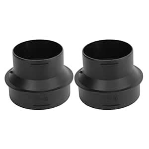 1 Pair ABS Parking Heater Adapter Tube 60MM to 75MM Heater Ducting Pipe ...