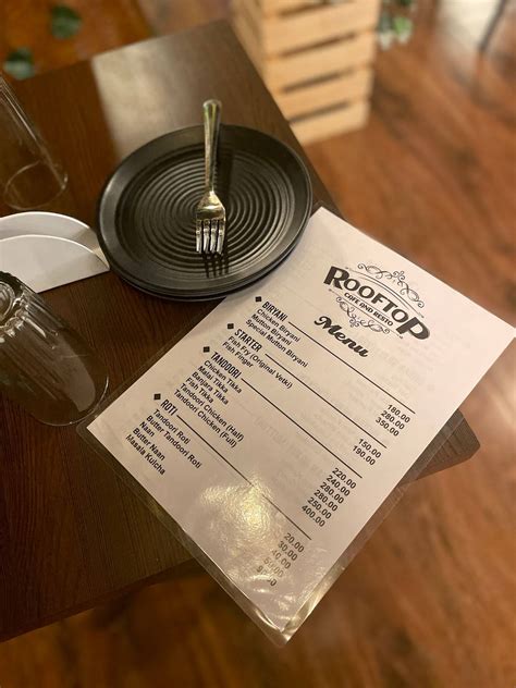 Menu at ROOFTOP RESTO &CAFE, Bighati