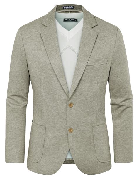 PJ PAUL JONES Mens Blazer Casual Lightweight Sport Coats Unlined ...