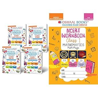 Oswaal One For All Workbook Class 1 English, Math, Science & General ...