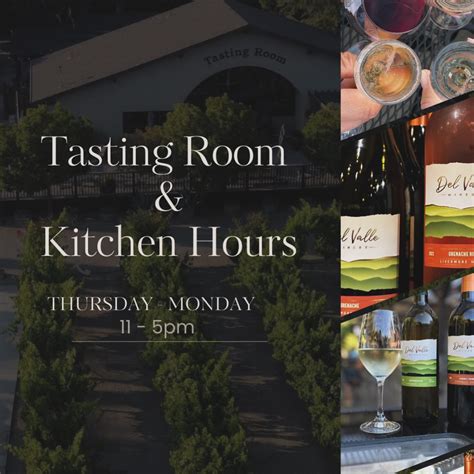 Del Valle Winery | Come start the weekend early with us! Tastings today ...