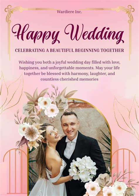 Wedding Poster Template Canva