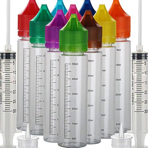 10pcs 60ml Soft PET Unicorn Dropper bottle liquid refill bottle liquid ...