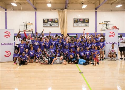 Hawks Host Second Annual Her Time To Play Basketball Clinic Photo ...