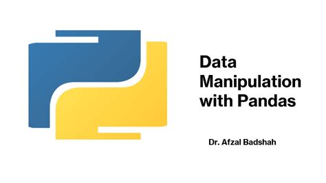Image result for Data Manipulation Python PDF