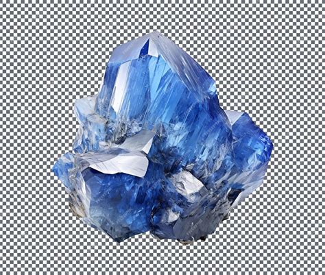 Premium PSD | Magnificent Blue Spinel isolated on transparent background