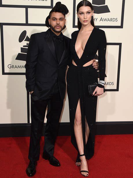 The Weeknd and his lady, Bella Hadid, coordinated their look and kept ...