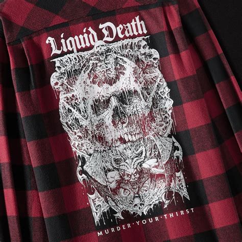 Eternal Death Flannel Shirt - Liquid Death