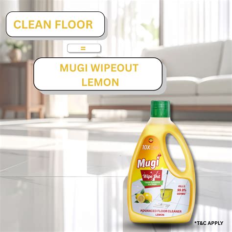 Mugi Wipeout Floor Cleaner Lemon 1000ml – Mugionline