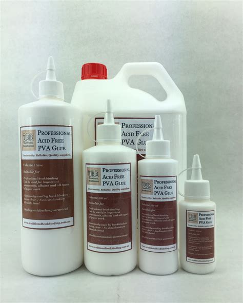 Bookbinding PVA Adhesive -ACID FREE- Professional Standard Bookbinding ...
