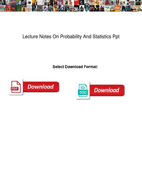Image result for Statistics Lecture Probability