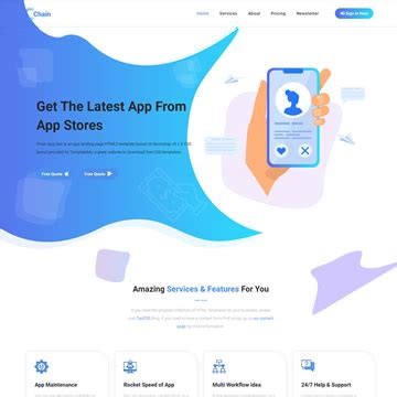 17+ Landing Page Website Templates
