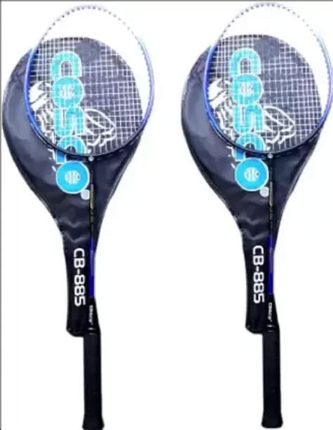 Buy COSCO CB-885 (1 Pair) Strung Blue Strung Badminton Racquet (Pack of ...