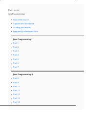 Image result for Java Course Menu Examples