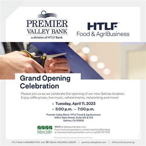 Premier Valley Bank / HTLF Food & Agribusiness Grand Opening ...