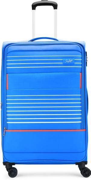SKYBAGS Beach Polyester Softsided 79cm Large Trolley with TSA, 8 Wheels ...