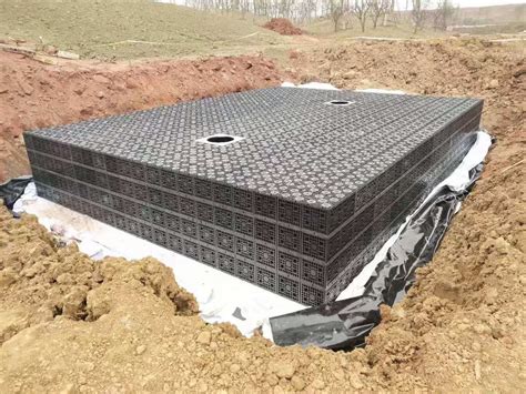 PP模块蓄水池施工流程 - 龙康雨水收集系统