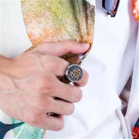 Buy Now Premium Rings - TRIVALK - Norse-Inspired Titanium Steel Ring ...