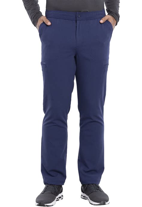 Cherokee Euphoria Men Scrubs Pant CK205A - Fly Front Cargo, Navy ...