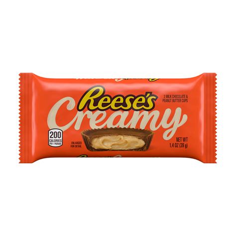 REESE'S Creamy Milk Chocolate Peanut Butter Cups Standard Size 1.4oz