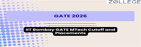 IIT Bombay GATE MTech Cutoff and Placements