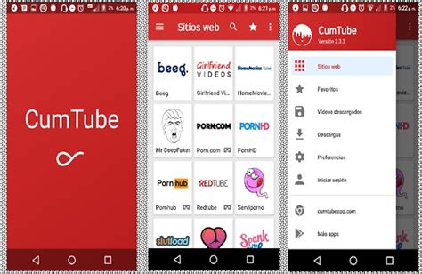 CumTube Android los portales de vídeo para adultos reunidos - PROGRAMAS ...