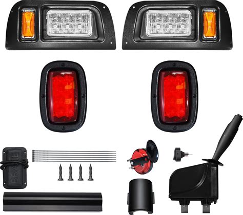 Amazon.com: Shu-Ran Deluxe DS Golf Cart LED Light Kit Compatible with Club Car DS 1993-Up, 12V ...