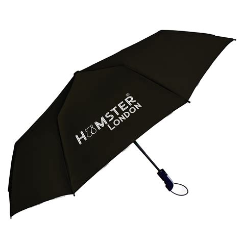 Hamster London Automatic Open & Close Pocket Folding Umbrella (Dark br