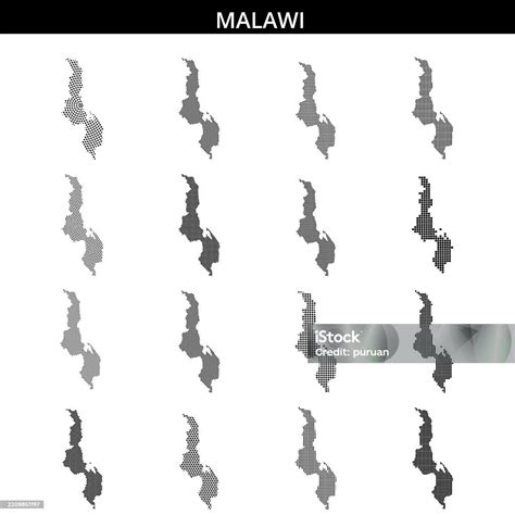 Detailed Map Of Malawi Highlighting Its Unique Geographic Features And Location In Africa Stock ...