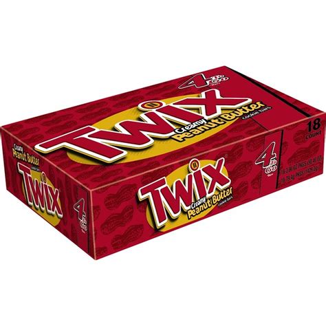 TWIX Peanut Butter Chocolate Candy Bars Share Size Box (2.8 oz ...