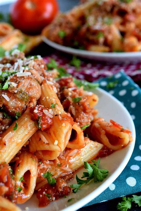 Spicy Italian Sausage Penne Pasta - Lord Byron's Kitchen | Italian ...
